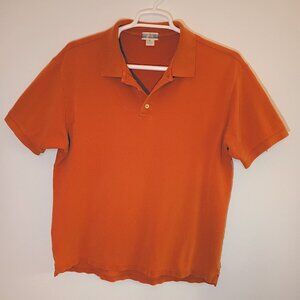 Shirt, Polo, Short, Gap, Orange, XL